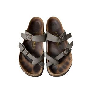 Birkenstock Mayari Slides Sandals Size 37 Green